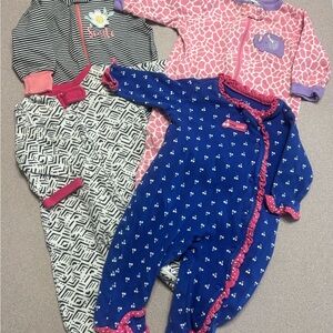 Girl 0-3 month sleeper bundle